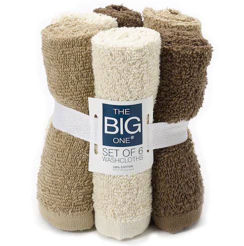 Kohl’s: $3.19 – The Big One Solid 6pk Washcloths