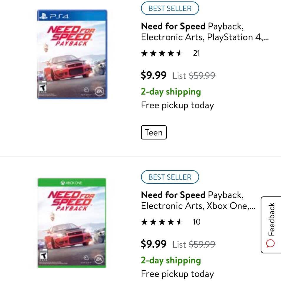 EasycouponingwithTheresa.com - Need For Speed Payback