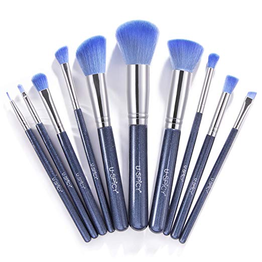 Amazon: $3.99 – USpicy 10 Piece Makeup Brush Set