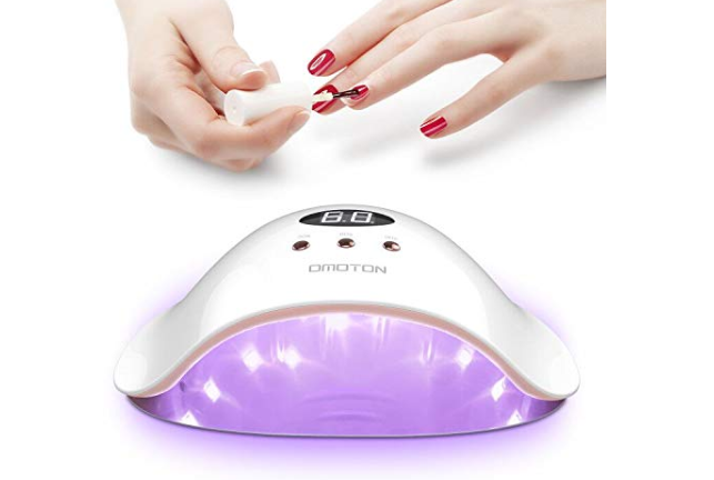 Amazon: $8.99 – OMOTON UV Nail Lamp, LED Nail Dryer 12W Gel Light Curing Lamp