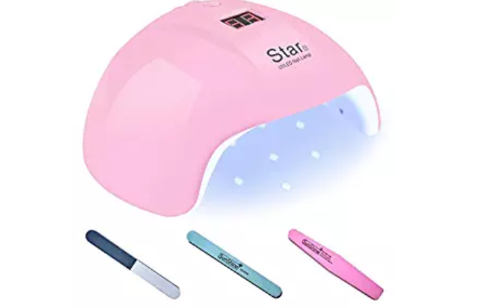 Amazon: Comzler UV LED Nail Lamp 24W with Infrared Sensor,UV Nail Light Quick Dry Machine, 30s/60s/90s Timer for Curing LED Gel Nail Polish, Pink LED Nail Dryer Curing Light for Salon and at Home – $7.95