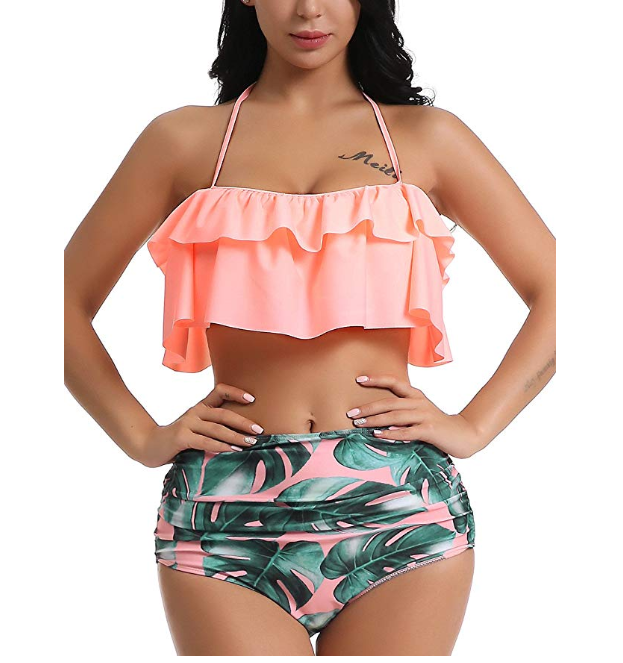 Amazon: LuxShow Women’s Swimsuit 2PCS Bikini Set Swimsuit for Women – $7.59