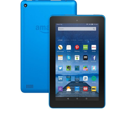 Itech Deals – Amazon Fire Tablet with Alexa 7″ Display 8GB 5th Gen in Blue (REFURBISHED)- $29.99