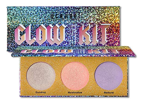 Amazon: UCANBE Crystal Sugar Highlighter Makeup Palette, 3 Holographic Duo-chrome Highlighting Powder Glow Kit, Shimmer Illuminating Bronzers Highlight Cosmetics Set Pallet – $3.60