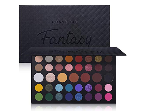 Amazon: CHANGEABLE Pro 39 Colors Eyeshadow Palette Matte Shimmer Make Up Eyeshadow Palette Highlight Pigmented Eye Shadow Powder Natural Pink Black Colors Long Lasting Waterproof Makeup – $10.19