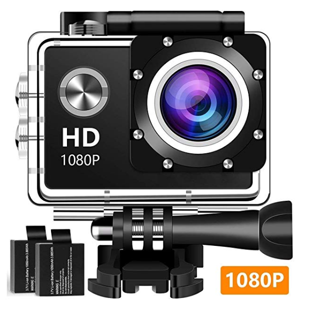 Amazon: Action Camera Sport Camera 1080P Full HD Waterproof Underwater Camera – $15