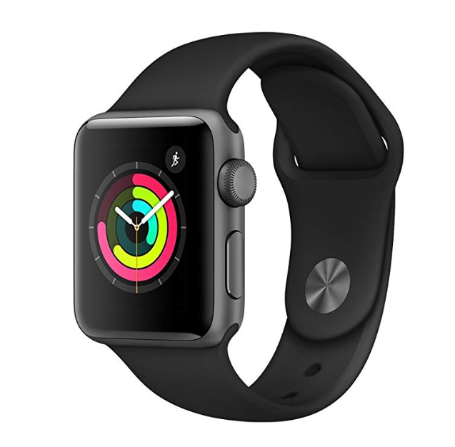 Amazon: Apple Watch Series 3 (GPS, 38mm) – Space Gray Aluminium Case with Black Sport Band – $169