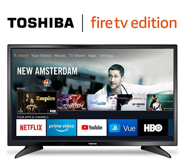 Amazon: Toshiba 32LF221U19 32-inch 720p HD Smart LED TV – Fire TV Edition – $99