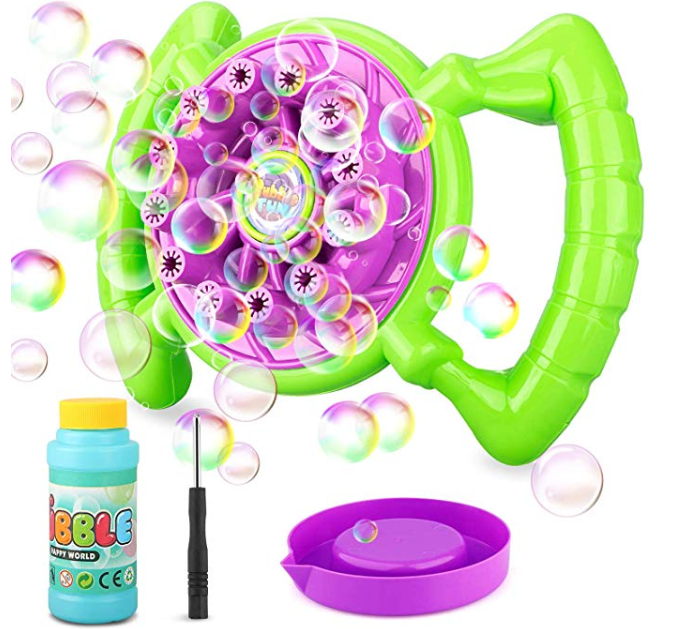 Amazon: Vimpro Bubble Machine for Kids – $6.80