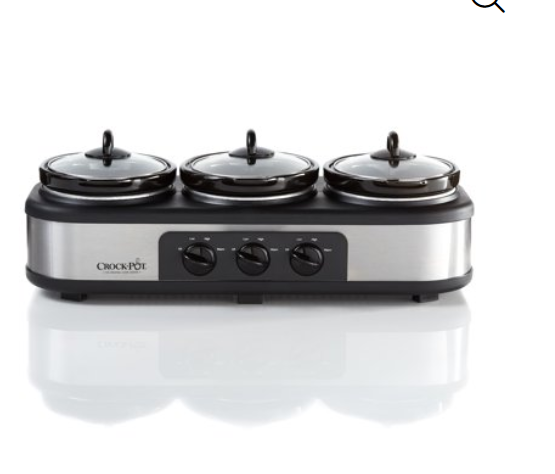 Walmart: Crock-Pot Trio Cook and Serve Slow Cooker and Food Warmer, Stainless Steel – $22.44
