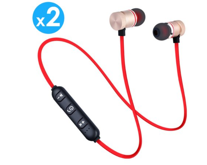 Walmart: 2-PACK Afflux Universal Bluetooth 4.0 Wireless Stereo Headset Sports Earphones – $6.49