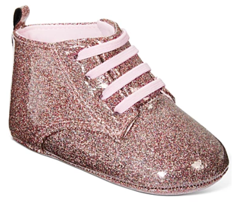 Macy’s: First Impressions Baby Girls Glitter Booties – $13.60