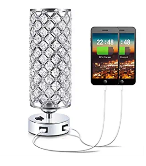 Amazon: USB Crystal Table Lamp – $19.37